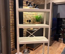 metal shelf unit
