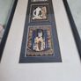 Framed Picture Of Three Small African Art Crafts Image 2