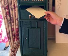 Irish wedding postbox - for rent
