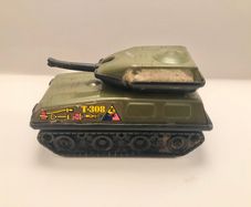 Vintage Buddy L T-308 Metal Tank