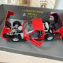 Lamborghini Miura two models.Red and yellow Scale 1/18 Polistil Image 10