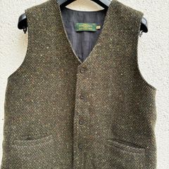 Eddie Doherty hand woven tweed vest