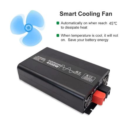 BRAND NEW Power Inverter 4500W Voltage Converter DC 12V 220V Car Converter Multifunction LCD Display