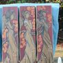 3 X large Greek Goddess originals on hardwood Image 3