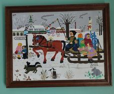 Zuzana Chalupova Naive Art Original Folk Art Paintings