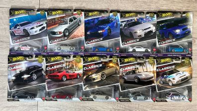 2 X Modern Classics sets ( 10 cars ) Hot Wheels Premium