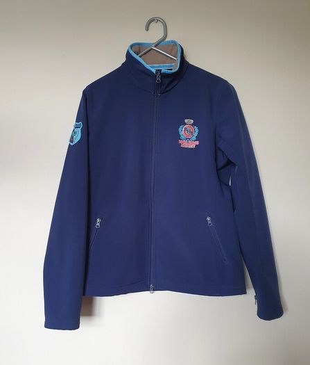 Harry's Horse soft shell jacket size large ptp 20" Navy like new
