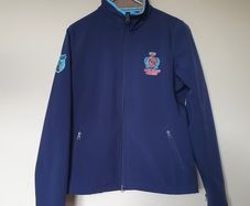 Harry's Horse soft shell jacket size large ptp 20" Navy like new
