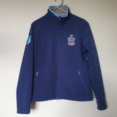 Harry's Horse soft shell jacket size large ptp 20" Navy like new