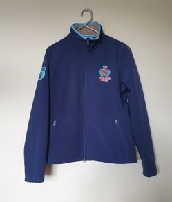 Harry's Horse soft shell jacket size large ptp 20" Navy like new