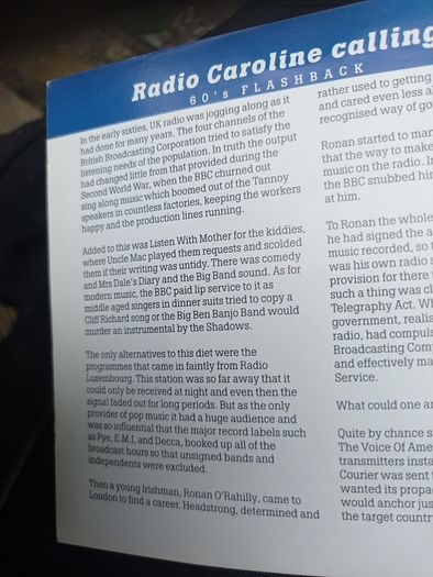 Radio Caroline 60s cd's