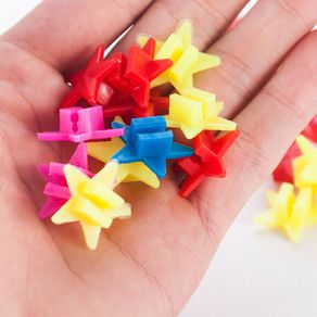 36Pcs Cute Cartoon Style Colorful Bicycle Wheel Plastic Spoke Beads Bike Decor