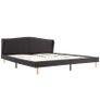 Bed Frame Dark Grey Fabric 180x200 cm 6FT Super King Image 2
