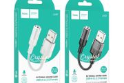 Hoco LS37 Spirit USB to 3.5mm Transparent External Sound Card