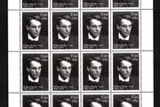 2015 Ireland 150th Anniversary of the Birth of WB Yeats Commemorative Stamp Sheetlet Plate 1B Mint Never Hinged (MNH)