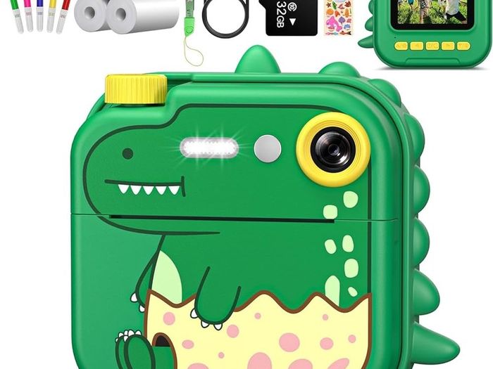 NEW SALE | Screen Instant Camera for Kids, 1080P Selfie Children Camera with 32G SD Card, Digital Camera for Toddler Age 3-12 Years Old Boys Girls Christmas Birthday Gifts