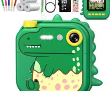 NEW SALE | Screen Instant Camera for Kids, 1080P Selfie Children Camera with 32G SD Card, Digital Camera for Toddler Age 3-12 Years Old Boys Girls Christmas Birthday Gifts