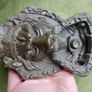Vintage Door Knocker, Bronze Lion Head Image 8