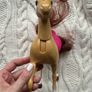 2018 Mattel Barbie Horse from Hugs N Horses Playset Pink Saddle Head Moves Used Please look at the pictures Image 2