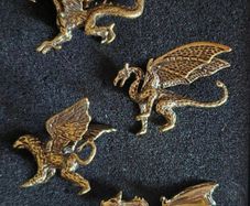 4 brass dragons.