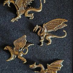 4 brass dragons.