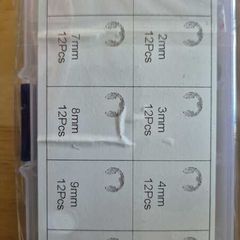 Clip Snap Circlip Washer Assortment Kit  2 Boxes