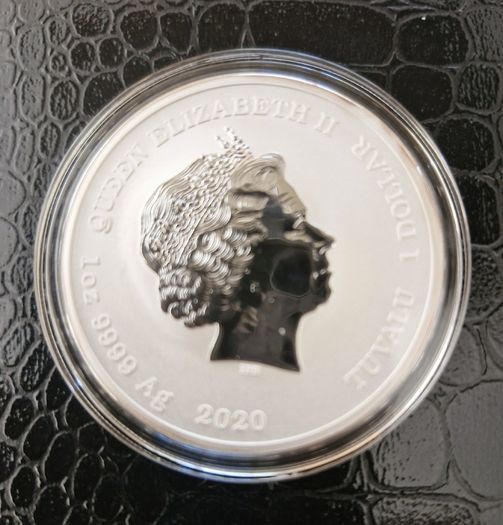 Perth Mint 1 oz silver 2020 MARVEL VENOM 1 Dollar coin