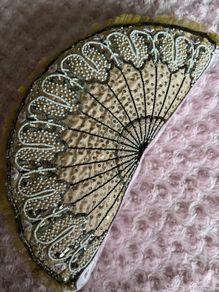Cushion - Victorian Fan - Pink (Brown Thomas)