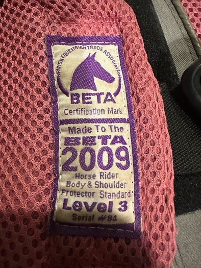 Back protector Horse riding