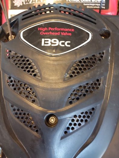 warrior petrol lawnmower