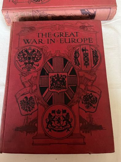 The rise of the East African Empire by Captain F.D.Lugard. The Great War in Europe volumes 3 & 8 by Frank R. Cana