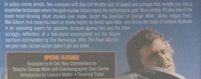 Mad Max 2: The Road Warrior (George Miller Film) [1981] Mel Gibson [Blu-ray Movie]