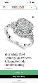 Fields engagement ring