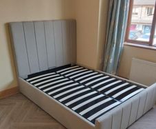 New Ottoman storage beds. Gaslift beds. double 4ft6 and king size bed. OPTIONAL Emma mattress available