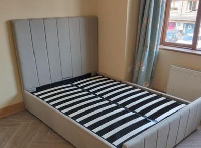 New Ottoman storage beds. Gaslift beds. double 4ft6 and king size bed. OPTIONAL Emma mattress available