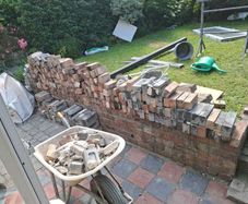 Blue Reclaimed Victorian Bricks over 400 Available
