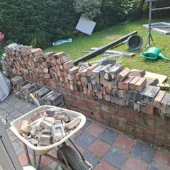 Blue Reclaimed Victorian Bricks over 400 Available