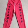 Red Spandex Leggings and Top gym set, size S Image 2