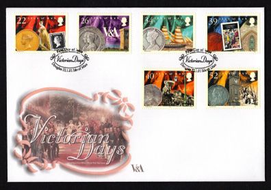2001 Isle of Man Death Centenary of Queen Victoria Commemorative Stamps First Day Cover (FDC)