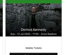 Dermot Kennedy tickets July 12th
