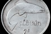 Ireland - 1928 - Florin - Salmon - Silver - KM.7 - [2064]