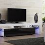 80 inch White LED TV Stand Modern TV Cabinet Image 5