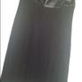Karen Millen black flared midi skirt with leather insert size UK16 EUR44 Postage included Image 3