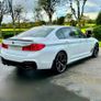 For Bmw G30 G31 5 Series Full Body Kit Gloss Black Front Lip Diffuser Spoiler M Sport 2017- 2021 Image 5