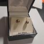 ladies 9ct gold earrings Image 3