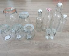 Glass Jars & Bottles (Kilner, IKEA, Italian Quality, etc)