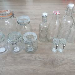 Glass Jars & Bottles (Kilner, IKEA, Italian Quality, etc)