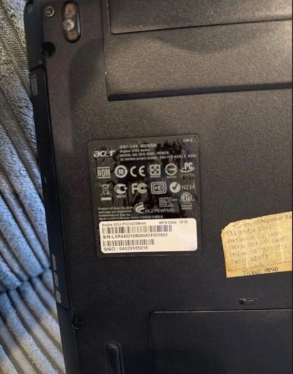 Acer Laptop for parts
