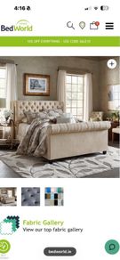 sleigh bed frame