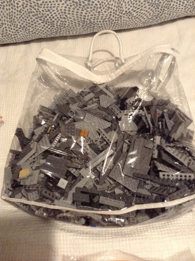Lego bricks and parts